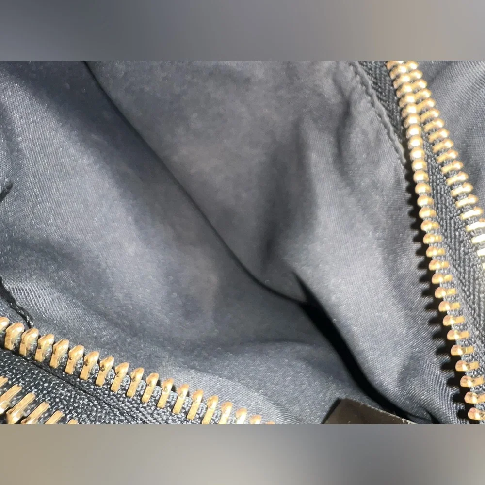 Coach Mini Black White & Gray Color Block Borough Triple Compartment Cross Body - Picture 14 of 15